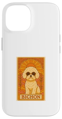 Bichon Vintage Pop Art Nouveau Tarotkarte Bichon Frisé Hülle für iPhone 14 Bichon Vintage Pop Art Nouveau Tarotkarte Bichon Frisé Hülle für iPhone 14 von Art Nouveau Dogs