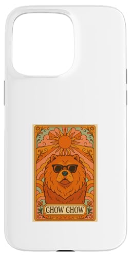 Chow Chow Vintage Pop Art Nouveau Hund Tarotkarte Hülle für iPhone 15 Pro Max von Art Nouveau Dogs