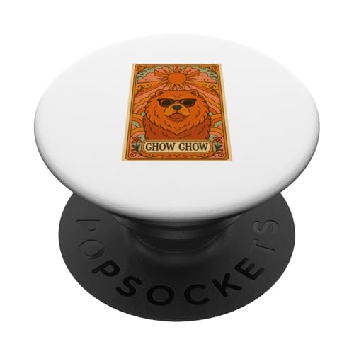 Chow Chow Vintage Pop Art Nouveau Hund Tarotkarte PopSockets Klebender PopGrip von Art Nouveau Dogs