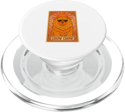 Chow Chow Vintage Pop Art Nouveau Tarotkarte PopSockets PopGrip für MagSafe von Art Nouveau Dogs