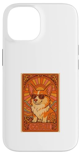 Corgi Vintage Pop Art Nouveau Tarotkarte Design Welsh Corgi Hülle für iPhone 14 Corgi Vintage Pop Art Nouveau Tarotkarte Design Welsh Corgi Hülle für iPhone 14 von Art Nouveau Dogs