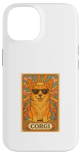 Corgi Vintage Pop Art Nouveau Tarotkarte Design Welsh Corgi Hülle für iPhone 14 Corgi Vintage Pop Art Nouveau Tarotkarte Design Welsh Corgi Hülle für iPhone 14 von Art Nouveau Dogs