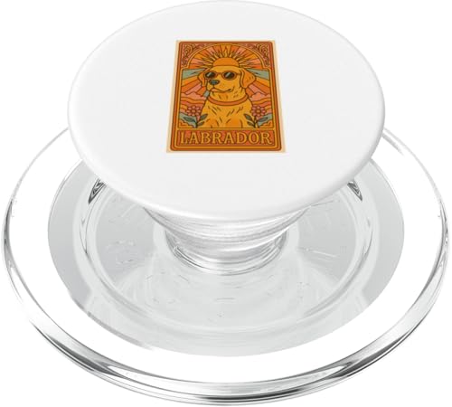 Golden Labrador Retriever im Vintage-Labrador im Pop-Jugendstil PopSockets PopGrip für MagSafe Golden Labrador Retriever im Vintage-Labrador im Pop-Jugendstil PopSockets PopGrip für MagSafe von Art Nouveau Dogs