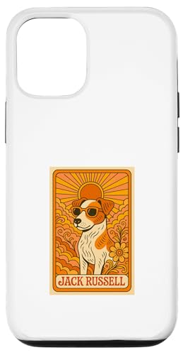 Jack Russell Terrier Vintage Pop Art Nouveau Tarotkarte Hülle für iPhone 12/12 Pro von Art Nouveau Dogs