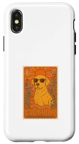 Labrador Retriever Pop-Jugendstil-Tarot Goldener Labrador Hülle für iPhone X/XS Labrador Retriever Pop-Jugendstil-Tarot Goldener Labrador Hülle für iPhone X/XS von Art Nouveau Dogs