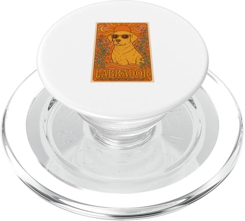 Labrador Retriever Pop-Jugendstil-Tarot Goldener Labrador PopSockets PopGrip für MagSafe Labrador Retriever Pop-Jugendstil-Tarot Goldener Labrador PopSockets PopGrip für MagSafe von Art Nouveau Dogs
