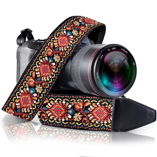 Art Tribute Rot Vintage kameragurt Schultergurt Gürtel für Alle DSLR-Kamera - Lebendige Design Universal DSLR Gurt, Vintage Multi Color Neck Gürtel für Canon, Nikon, Sony, Fujifilm und Digitalkamera Art Tribute Rot Vintage kameragurt Schultergurt Gürtel für Alle DSLR-Kamera - Lebendige Design Universal DSLR Gurt, Vintage Multi Color Neck Gürtel für Canon, Nikon, Sony, Fujifilm und Digitalkamera von Art Tribute