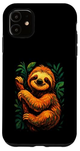 Faultier Süßer Dschungel Natur Chill Wildlife Spaß Tier Hülle für iPhone 11 Faultier Süßer Dschungel Natur Chill Wildlife Spaß Tier Hülle für iPhone 11 von Art