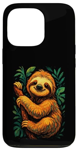 Faultier Süßer Dschungel Natur Chill Wildlife Spaß Tier Hülle für iPhone 13 Pro von Art