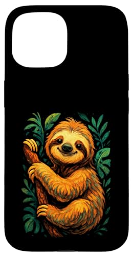 Faultier Süßer Dschungel Natur Chill Wildlife Spaß Tier Hülle für iPhone 15 Faultier Süßer Dschungel Natur Chill Wildlife Spaß Tier Hülle für iPhone 15 von Art