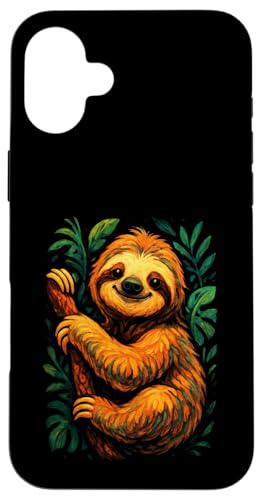 Faultier Süßer Dschungel Natur Chill Wildlife Spaß Tier Hülle für iPhone 16 Plus Faultier Süßer Dschungel Natur Chill Wildlife Spaß Tier Hülle für iPhone 16 Plus von Art