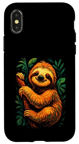 Faultier Süßer Dschungel Natur Chill Wildlife Spaß Tier Hülle für iPhone X/XS Faultier Süßer Dschungel Natur Chill Wildlife Spaß Tier Hülle für iPhone X/XS von Art