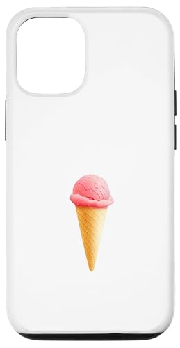 Erdbeer-Eiscreme-Waffelkegel Hülle für iPhone 12/12 Pro von ArtAttack