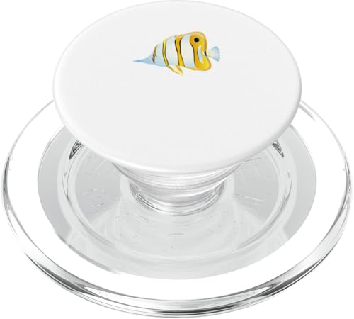 Gestreifter Schmetterlingsfisch PopSockets PopGrip für MagSafe Gestreifter Schmetterlingsfisch PopSockets PopGrip für MagSafe von ArtAttack