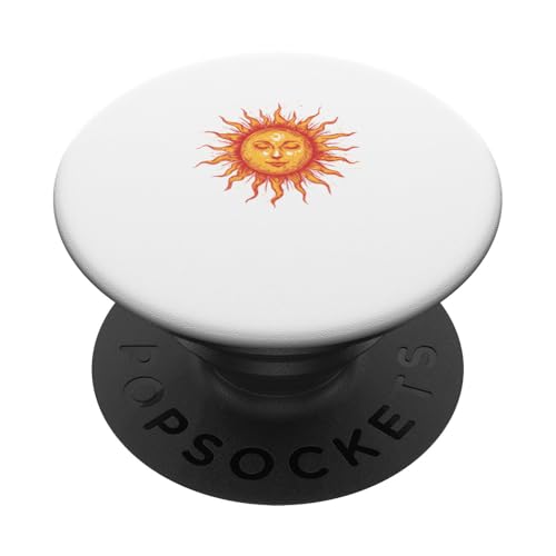 Himmlisches Sonnengesicht PopSockets Klebender PopGrip von ArtAttack