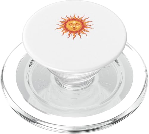 Himmlisches Sonnengesicht PopSockets PopGrip für MagSafe von ArtAttack