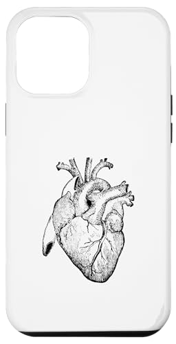 Hülle für iPhone 12 Pro Max Herzzeichnung Anatomie Kardiologie von ArtAttack