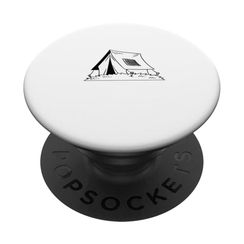 Klassisches Campingzelt PopSockets Klebender PopGrip von ArtAttack