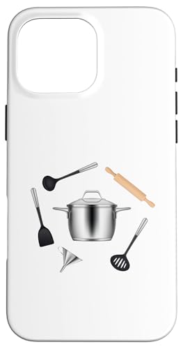 Kochtopf und Zubehör Hülle für iPhone 16 Pro Max Kochtopf und Zubehör Hülle für iPhone 16 Pro Max von ArtAttack