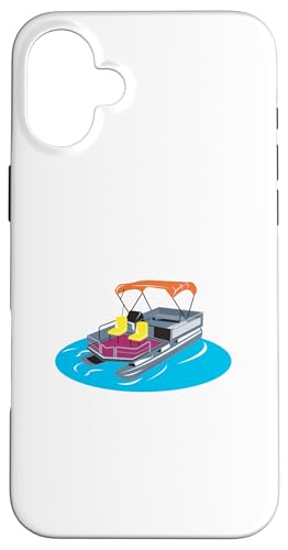 Pontonboot auf einem See Hülle für iPhone 16 Plus von ArtAttack