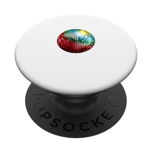 Regenbogen-Discokugel PopSockets Klebender PopGrip Regenbogen-Discokugel PopSockets Klebender PopGrip von ArtAttack