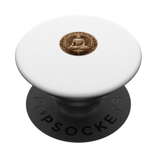 Sitzender Buddha PopSockets Klebender PopGrip von ArtAttack