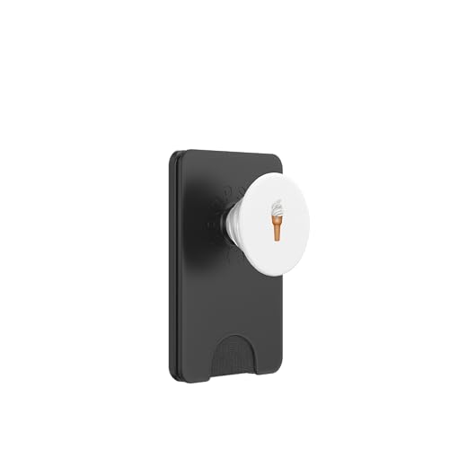 Vanille Eistüte Soft Serve PopSockets PopWallet für MagSafe von ArtAttack