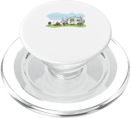 Vintage RV auf dem Campingplatz PopSockets PopGrip für MagSafe Vintage RV auf dem Campingplatz PopSockets PopGrip für MagSafe von ArtAttack