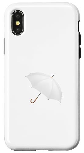 Weißer Regenschirm Hülle für iPhone X/XS Weißer Regenschirm Hülle für iPhone X/XS von ArtAttack