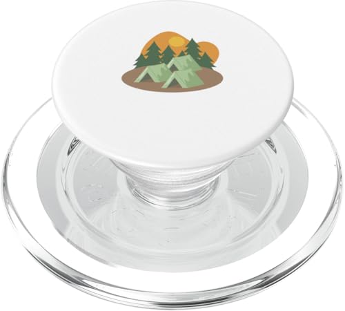 Zelt Camping Kiefern PopSockets PopGrip für MagSafe Zelt Camping Kiefern PopSockets PopGrip für MagSafe von ArtAttack