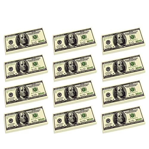ArtCreativity 100 Dollar Bill Radiergummis – Set mit 12 Stück – 7.9 cm großer Radiergummi mit Geld-Nachbildung – lustiges Geburtstagsparty-Gastgeschenke, Student Geschenke, Schulbedarf von ArtCreativity