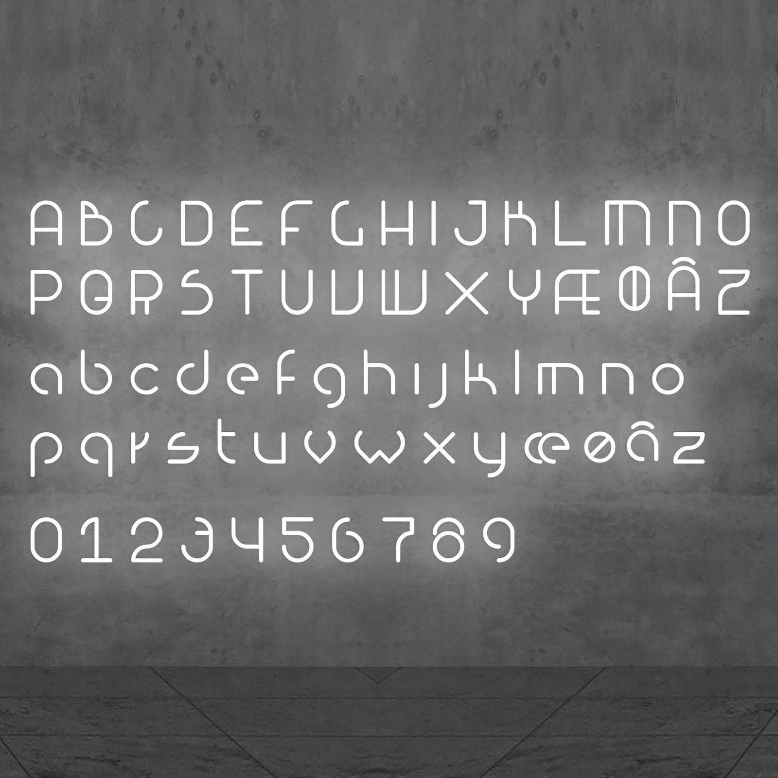 Artemide Alphabet of Light Wand Großbuchstabe J von Artemide