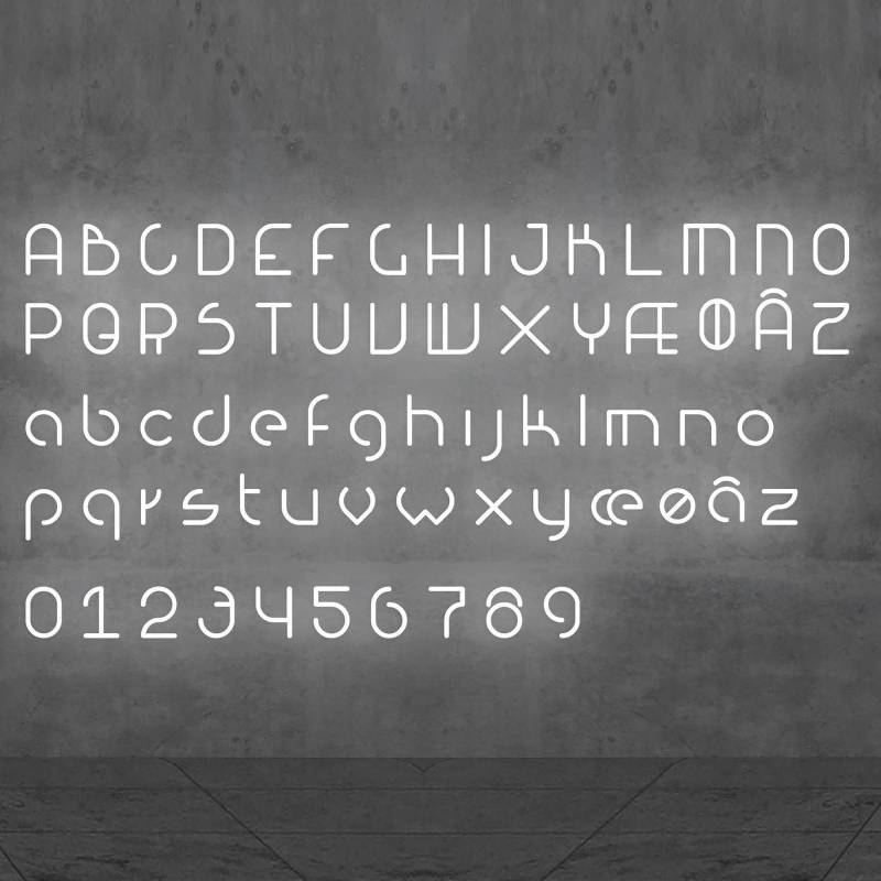 Artemide Alphabet of Light Wand Kleinbuchstabe f von Artemide