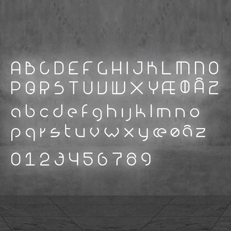 Artemide Alphabet of Light Wand Kleinbuchstabe r von Artemide