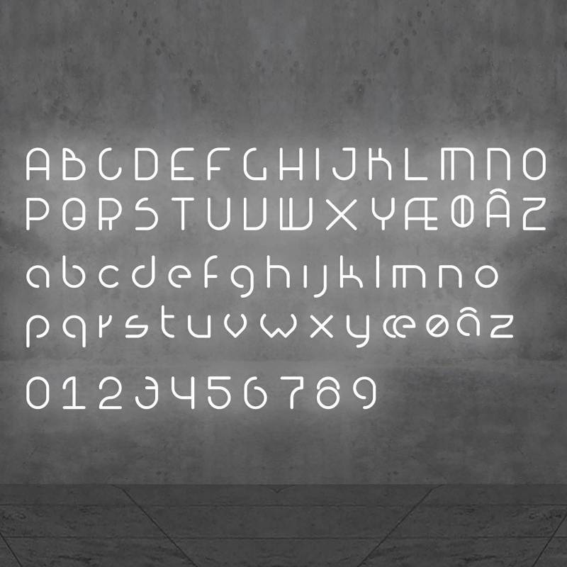 Artemide Alphabet of Light Wand Kleinbuchstabe s von Artemide