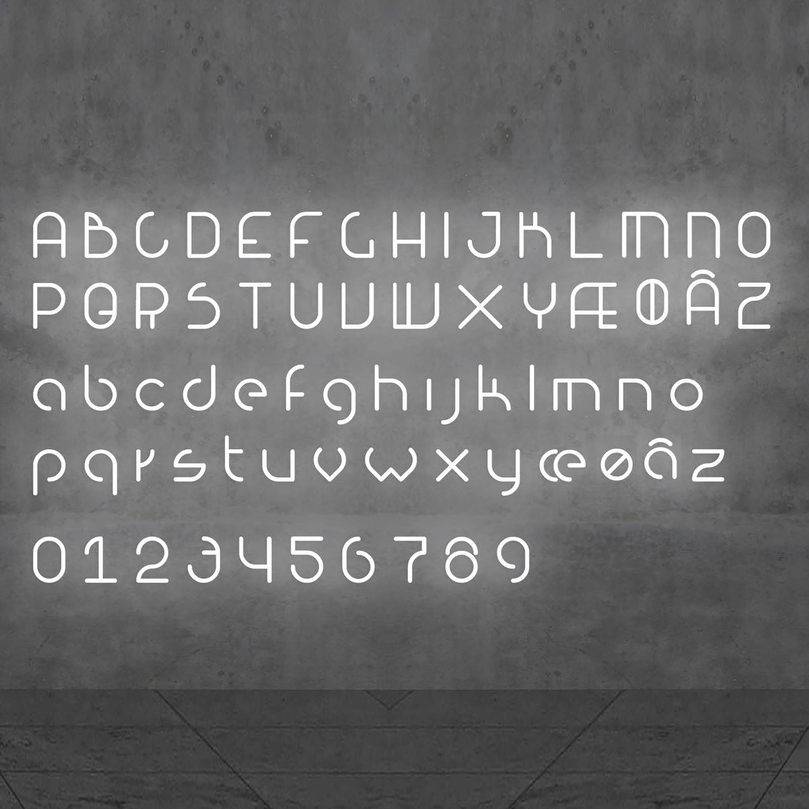 Artemide Alphabet of Light Wand Kleinbuchstabe u von Artemide