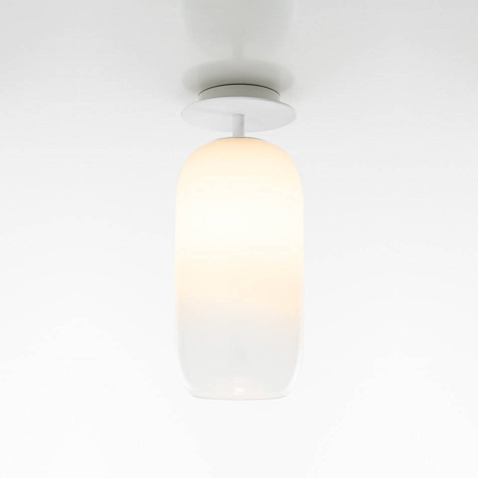 Artemide Gople Mini Deckenlampe, weiß/weiß von Artemide