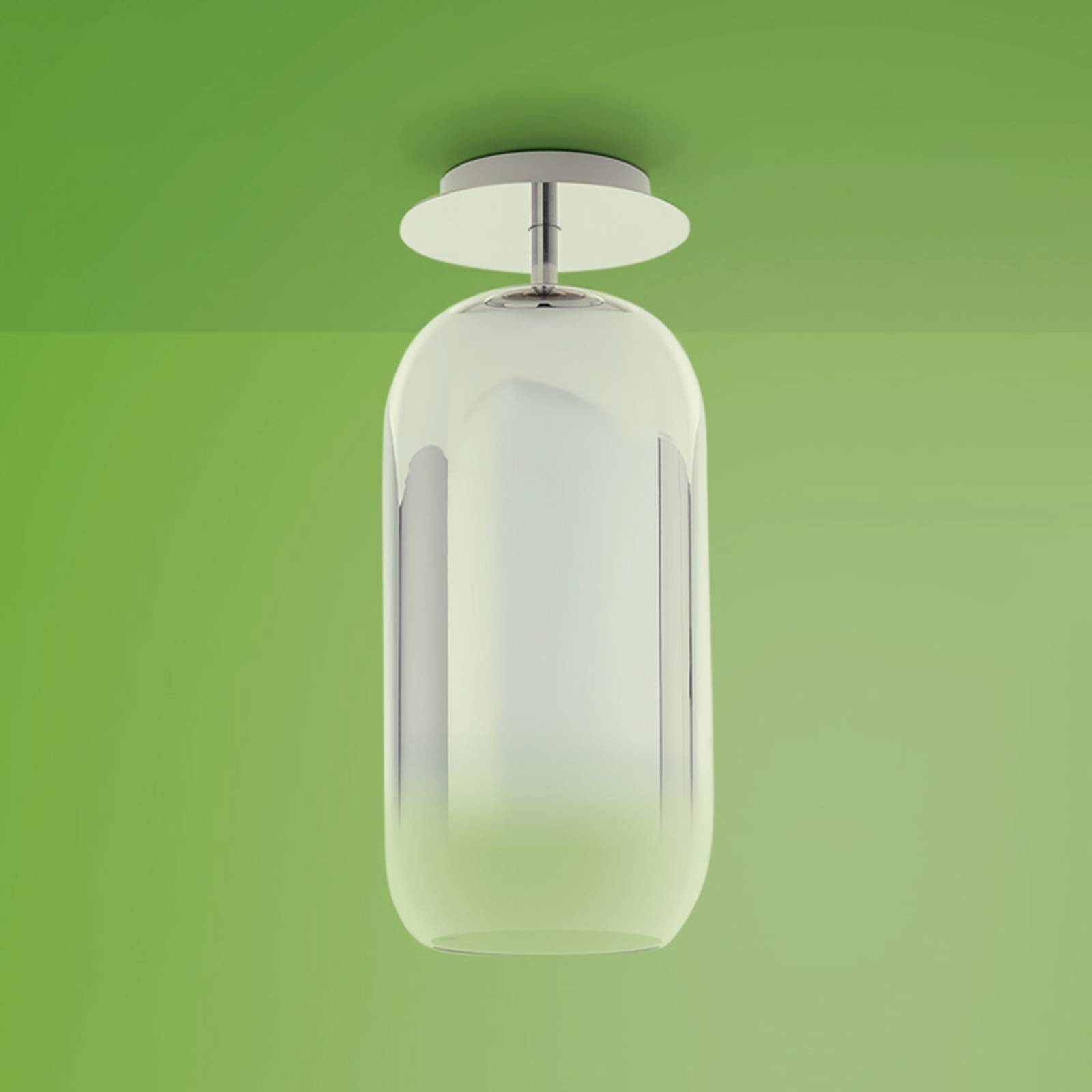 Artemide Gople Mini Deckenleuchte silber/silber Artemide Gople Mini Deckenleuchte silber/silber von Artemide