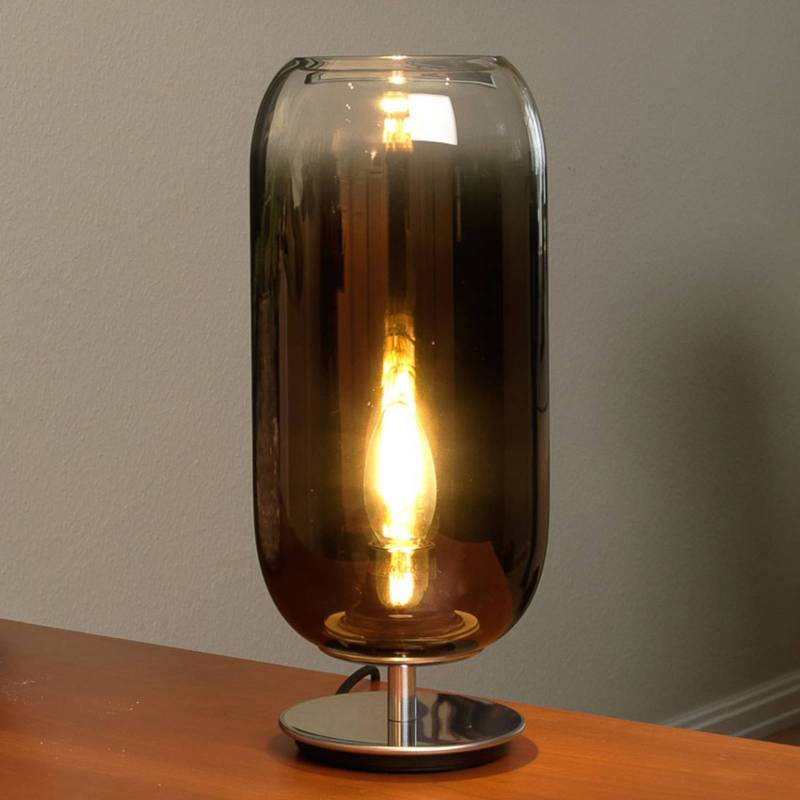 Artemide Gople Mini Tischleuchte bronze/silber von Artemide