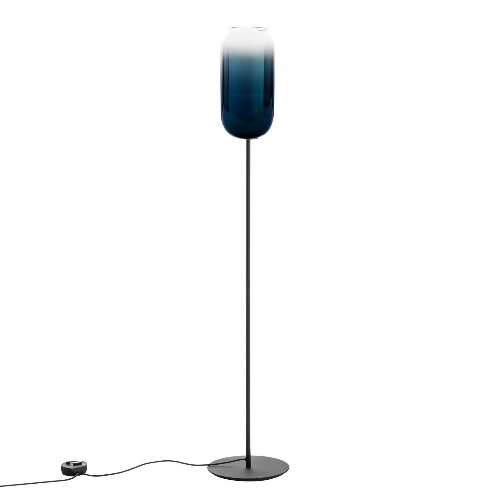 Artemide Gople Stehlampe, blau/schwarz von Artemide