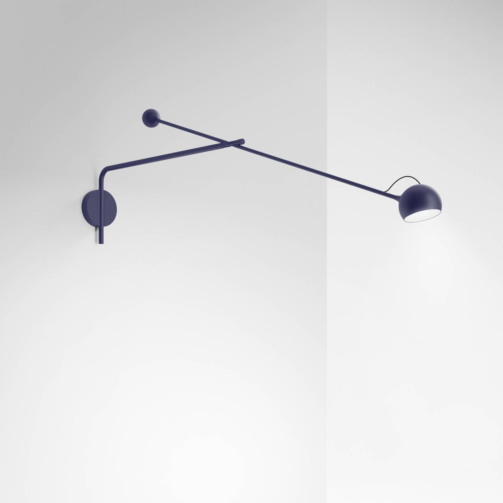 Artemide Ixa L LED-Wandleuchte justierbar blau von Artemide