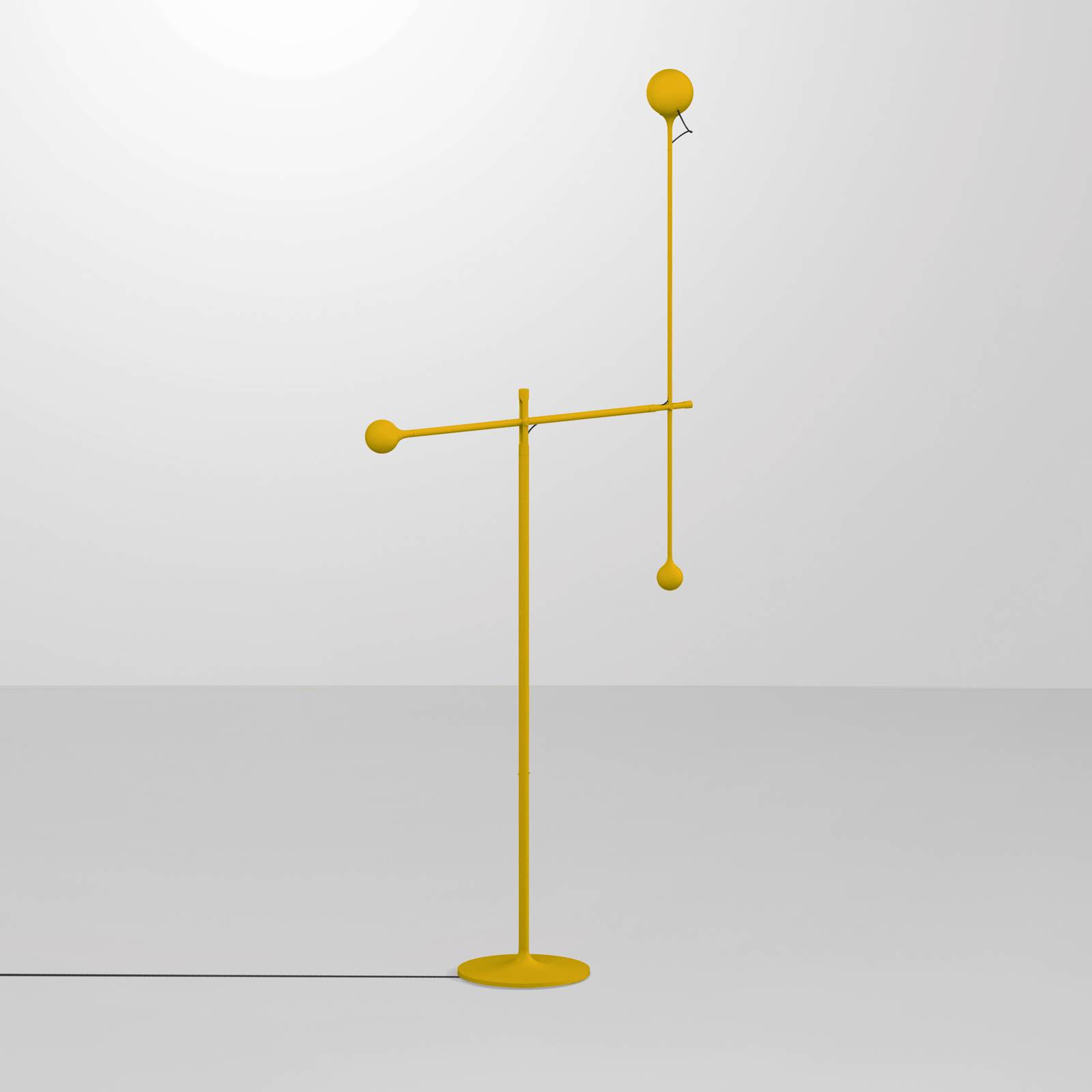 Artemide Ixa LED-Stehleuchte justierbar gelb Artemide Ixa LED-Stehleuchte justierbar gelb von Artemide