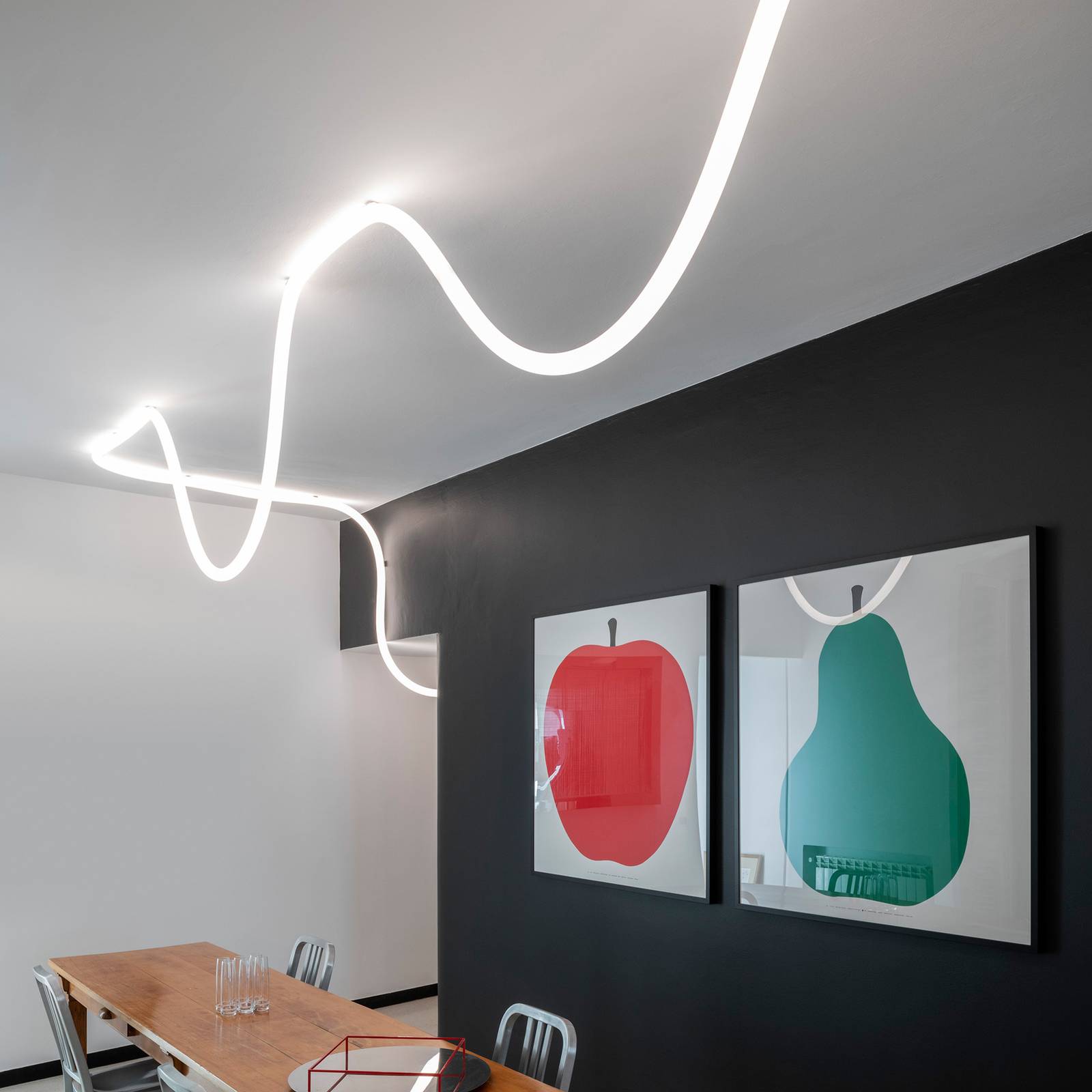 Artemide La linea LED-Lichterschlauch, 2,5 Meter von Artemide