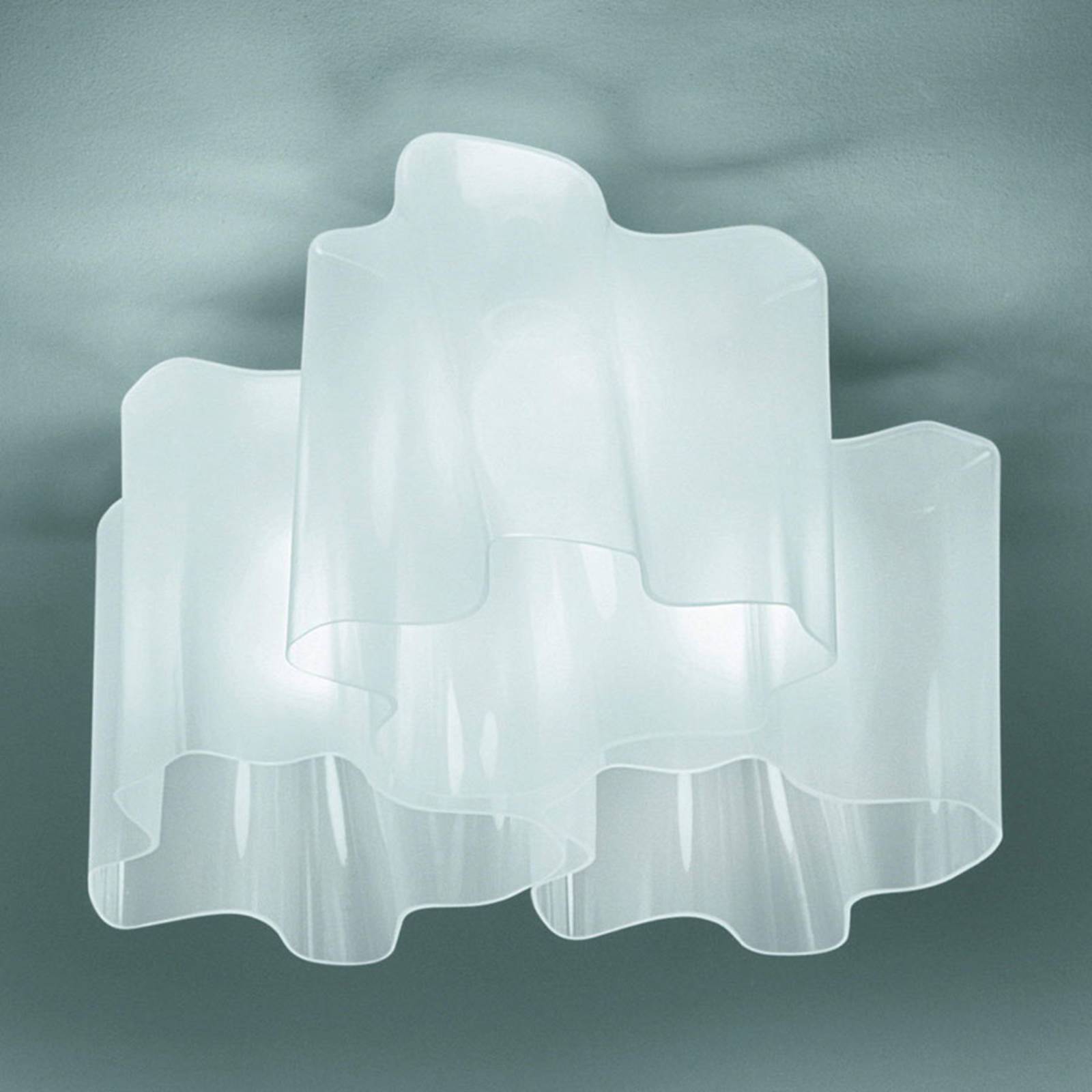 Artemide Logico Deckenlampe 3fl 120° 66x66 cm weiß von Artemide