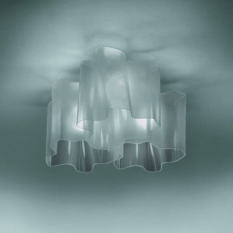 Artemide Logico Deckenlampe 3fl 120° 66x66cm grau von Artemide
