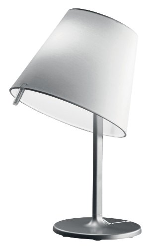 Artemide Melampo - Nachttischlampe, Sockel E27, Aluminium, Grau von Artemide