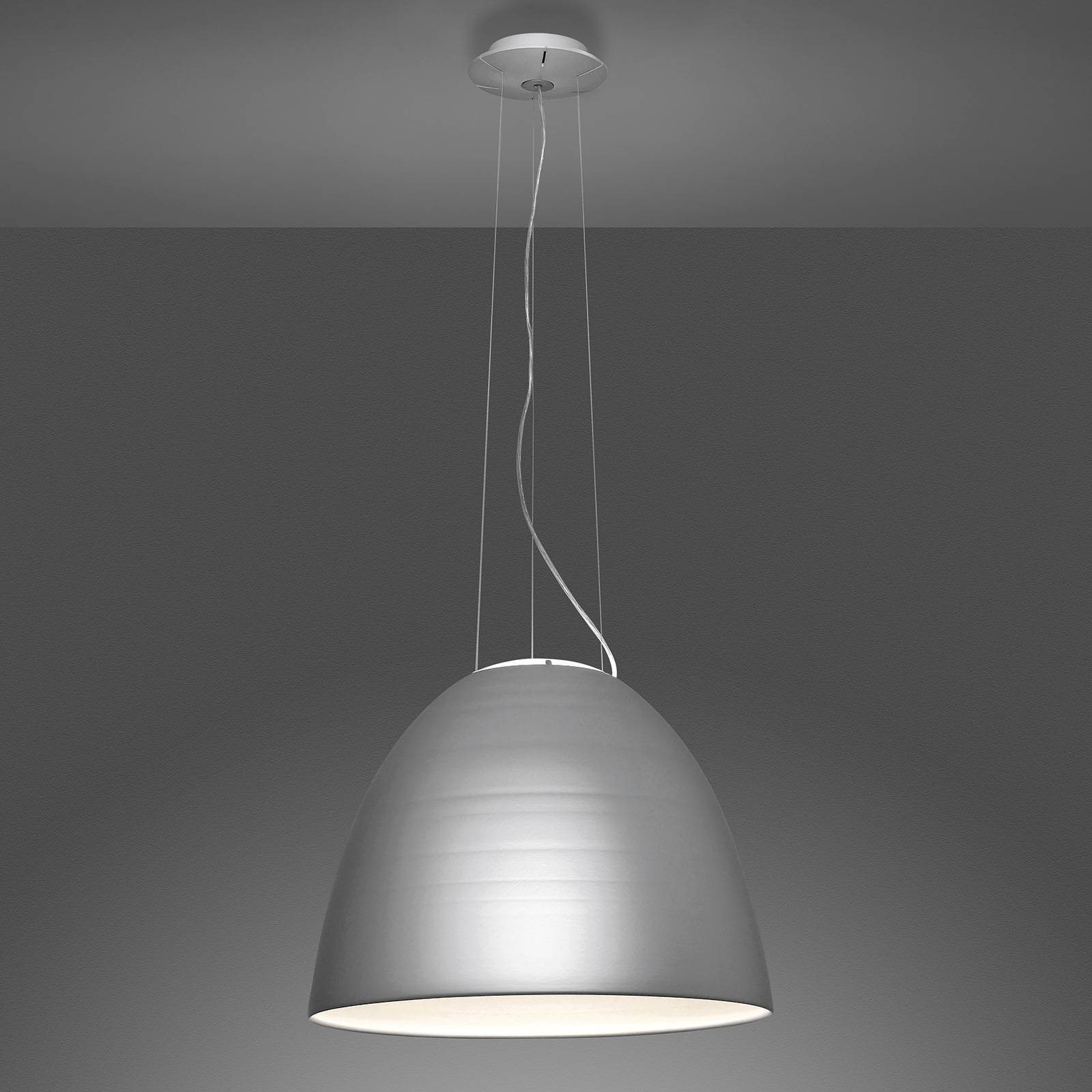 Artemide Nur 1618 LED-Hängeleuchte metallgrau von Artemide