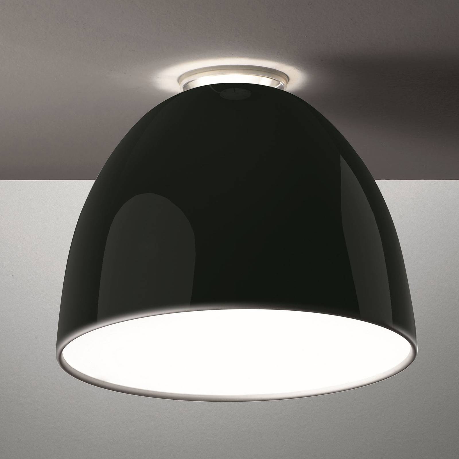 Artemide Nur Mini Gloss Deckenleuchte, schwarz von Artemide