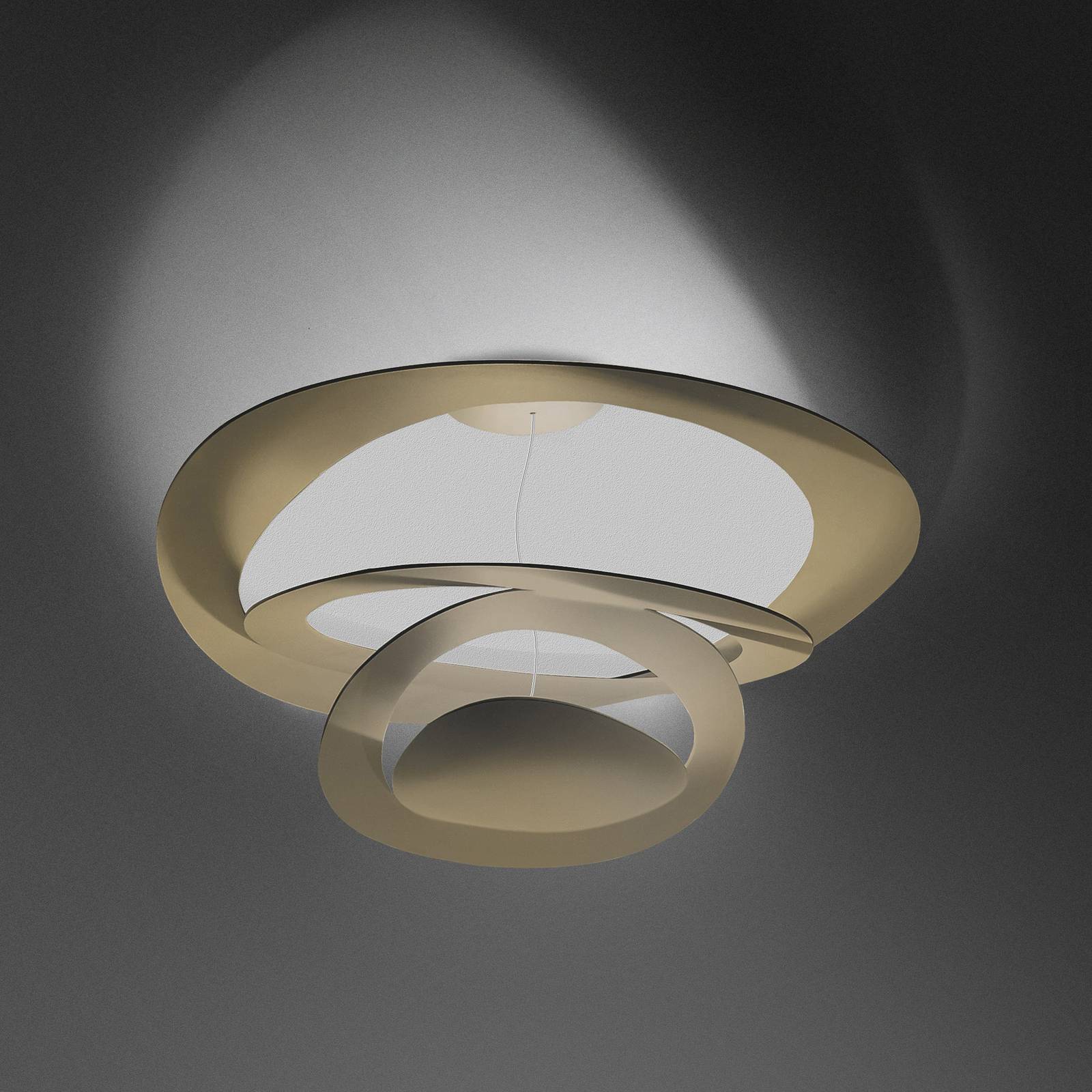 Artemide Pirce Mini LED-Deckenleuchte, 3000K, gold Artemide Pirce Mini LED-Deckenleuchte, 3000K, gold von Artemide