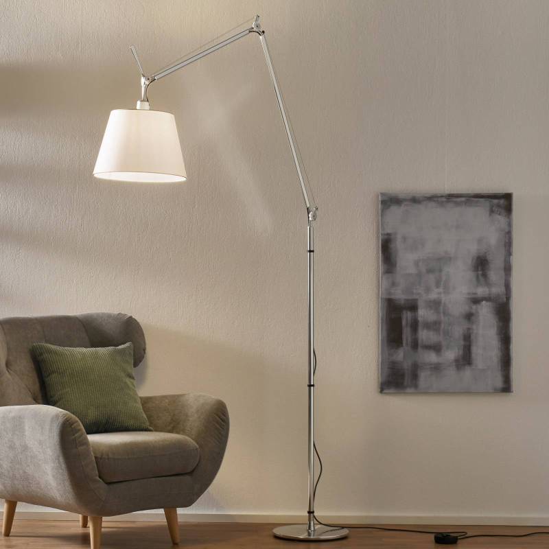 Artemide Tolomeo Mega - Stehlampe Satinschirm von Artemide